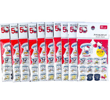 Hello Kitty 50Th Anniversary Acrylic Stand Set of 10 Lot of 10 Daiso Sanrio