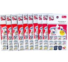 Hello Kitty 50Th Anniversary Acrylic Stand Set of 10 Lot of 10 Daiso Sanrio