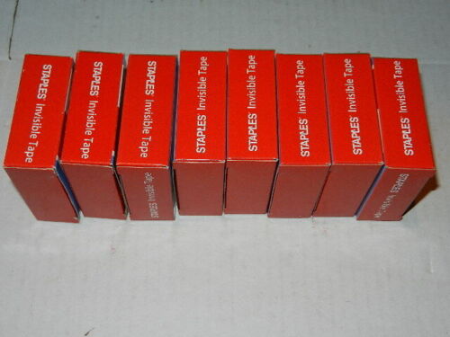 8 nuevos rollos de grapas cinta invisible 3/4" x 1296" por rollo (36 yardas cada uno) - Imagen 3 de 5