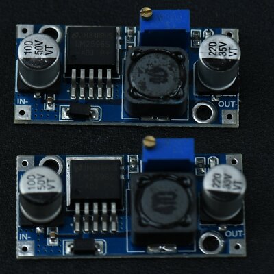 2PC LM2596 DC-DC Adjustable Step Down Power Module 7V-35V to 1.25V-30V 2018 #D6