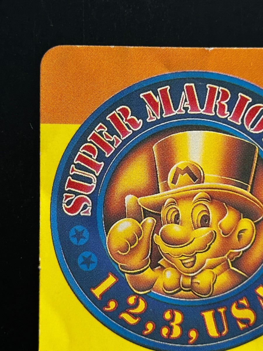 Super Mario All Stars Sticker Japanese Bandai Nintendo JAPAN Game