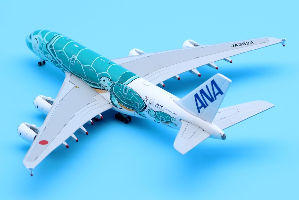JC Wings 全日本空輸 ANA 1:500 A380 JA382A JC Wings 1:500 ANA Airbus A380 Flying Honu Livery Diecast