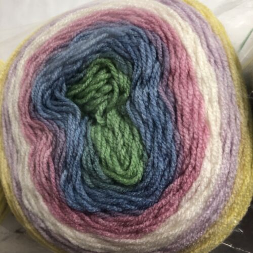 Lion Brand Mandala Baby Yarn Lot of 3 Neverland #213 100% Acrylic Multi color - Picture 2 of 7