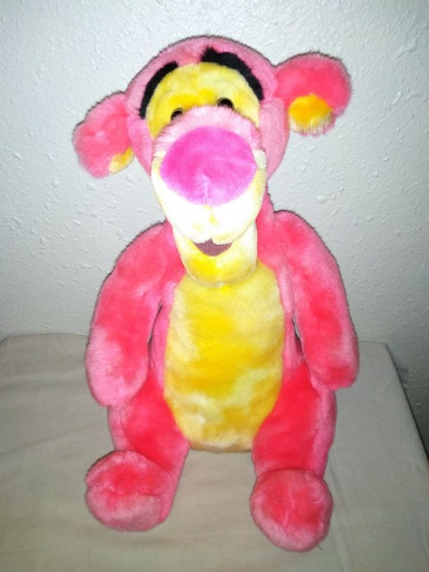 Tigger Plush Disney Store Rare Pink 14 inches for sale online