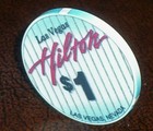 Old $1 LAS VEGAS HILTON Casino Poker Chip Vintage Antique Chipco Mold Las Vegas  — photo 4