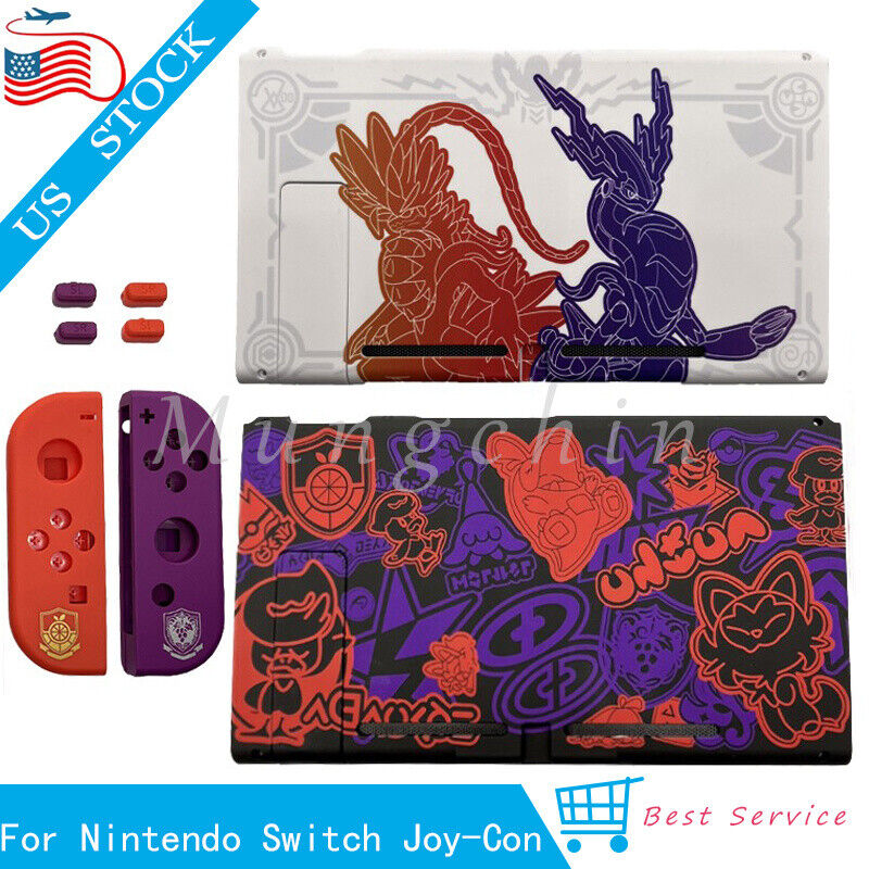 Pokemon Scarlet Violet Edition Replace For Nintendo Switch Joy-Con Housing  Shell