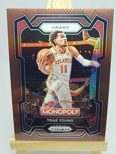 Trae Young 2023-24 Panini Prizm Monopoly Brown #4 /249 Atlanta Hawks