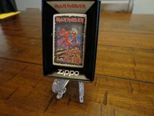 IRON MAIDEN RUN TO THE HILLS ZIPPO LIGHTER MINT IN BOX