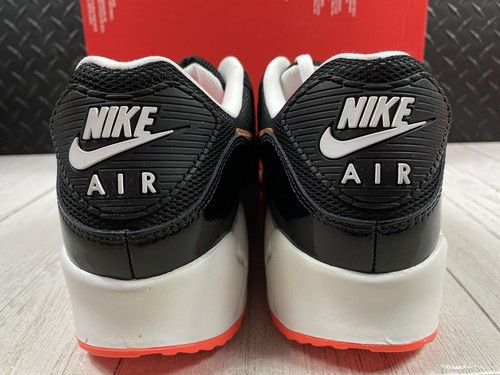 Size 14-Nike Air Max 90 Football Swoosh DJ5981-001 Mens BlackWhite/Hyper Crimson - Picture 7 of 12