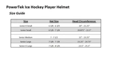 PowerTek v3.0 TEK Adjustable Ice Hockey Player Helmet with Cage