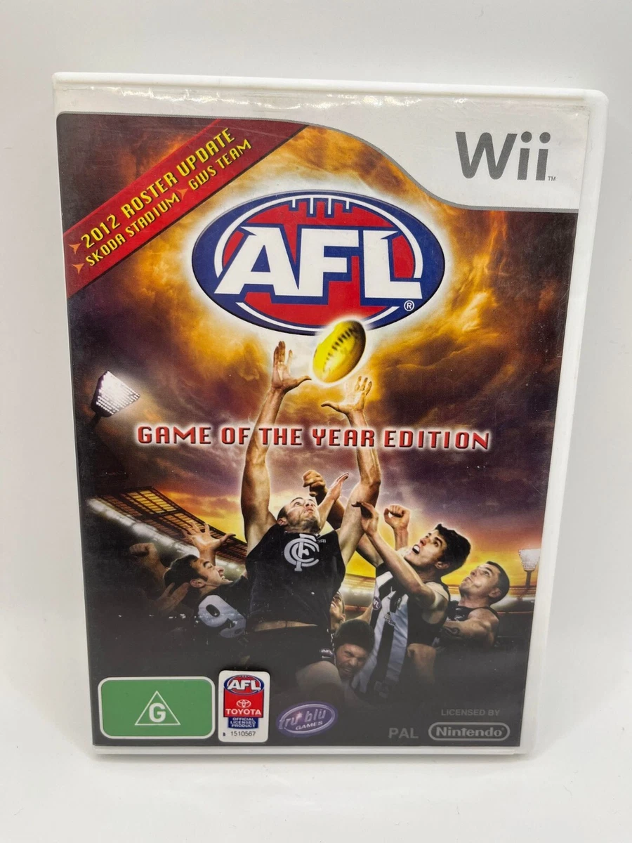 AFL Game of the Year Edition Nintendo Wii Video Game eBay