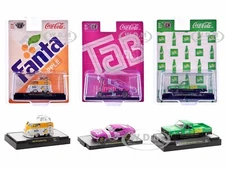 "SODAS" 3 PC SET RELEASE 47 1/64 DIECAST MODEL CARS BY M2 MACHINES 52500-A47