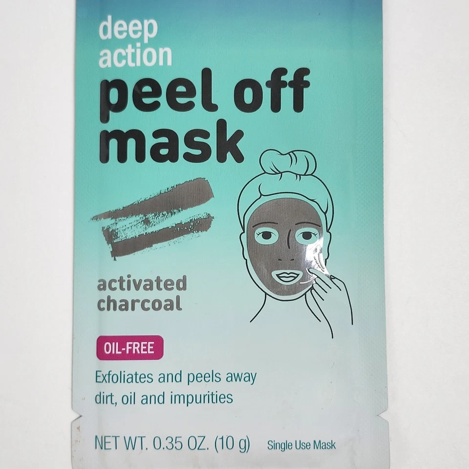 Clean & Clear Deep Action Peel Off Mask Activated Charcoal Oil-Free 2 Pack - Image 3 of 4