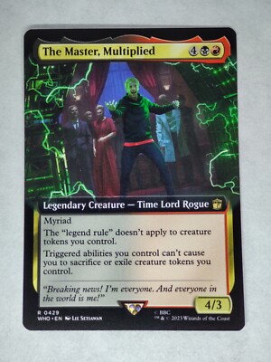 MTG   The Master, Multiplied    Extended Art - WHO / 0429 - ( Ships from Japan )