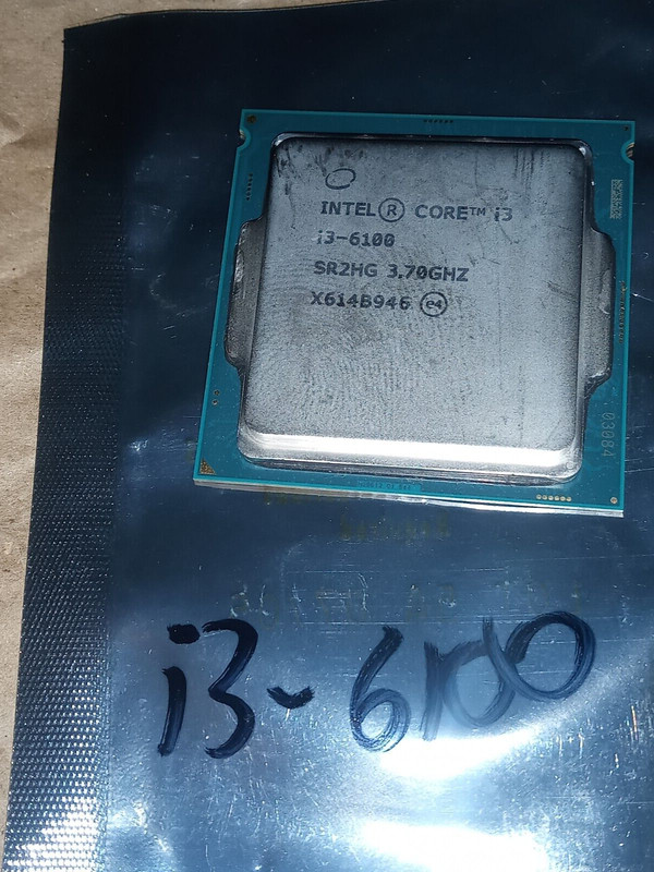 Intel Core i3-6100 - 3.7 GHz Dual-Core (SR2HG) Processor