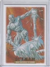 ICEMAN 2024 Marvel Masterpieces 92 Platinum #40 Canvas Parallel Card
