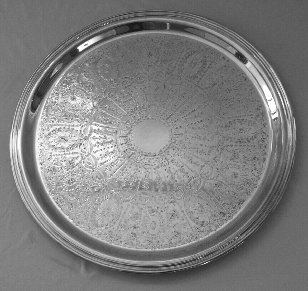 Webster Wilcox Silver Plated PUNCH BOWL, 24 CUPS, 1 TRAY