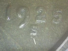 1925-S LINCOLN CENT  RPM #3 S OVER S  SOUTH FINE PO7