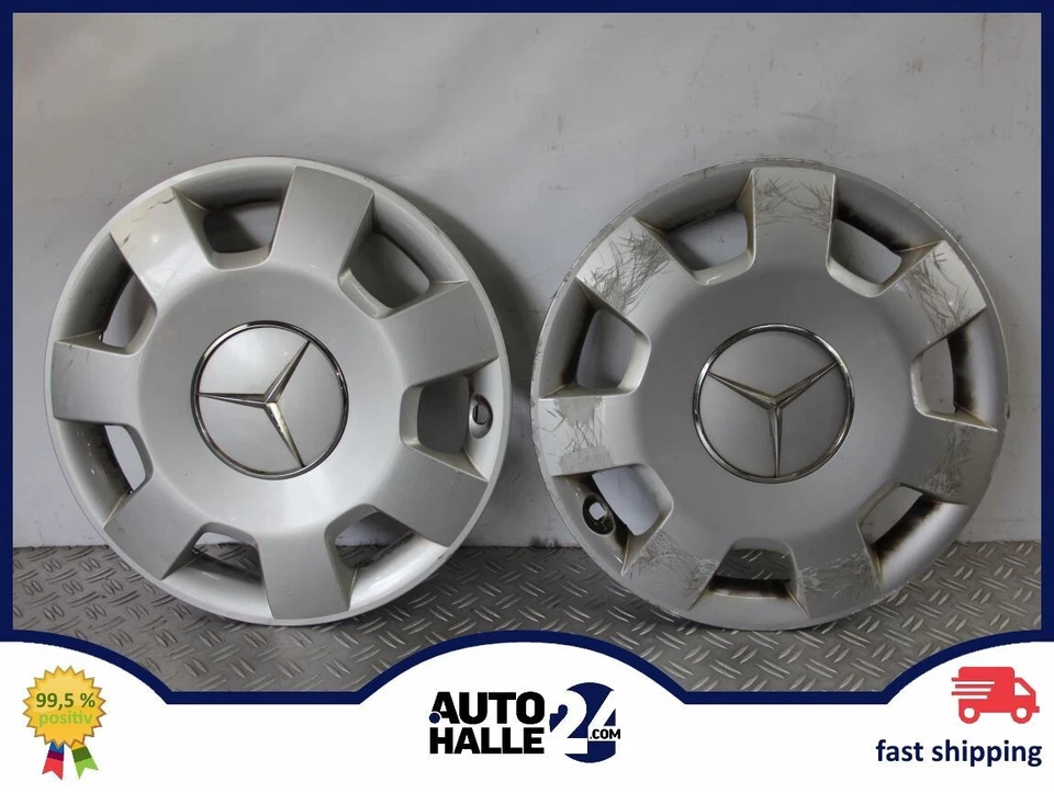 106601 Mercedes-Benz Raddeckel Radkappe Vorne Hinten Satz 16 Zoll A1694000525 - Bild 3 von 4