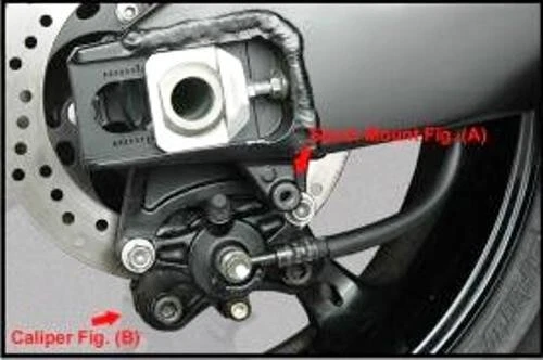 Ползунок катушки качели Kawasaki 1989 1990 1991 1992 1993 Ninja ZX7 ZX7R черный - Изображение 4 из 4