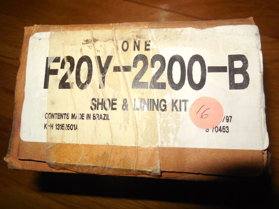 Kit de zapata de freno y forro Lincoln Continental 1992 1993 F2OY-2200-B nuevo de lote Foto 2 de 2