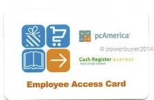 pcAmerica Employee Access Magnetic Swipe Cards (20 Pack) High Quality - NEW