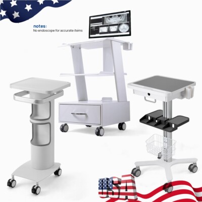 Dental Medical Mobile Trolley Cart for impalnt System 3 Layers Instrument Stand