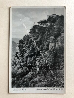 Thale Hexentanzplatz, Harz, postcard around 1930