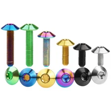 M4 M5 M6 Titanium Bolts Umbrella Torx Head Screws for Motorcycle Bike Fasteners
