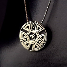 Anhänger Silber 925 Knoten keltisch geschwärzt - attraktiv & ausgefallen