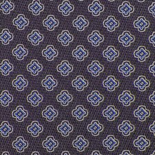 THE MENS STORE Purple Blue White GEOMETRIC Handmade Woven Silk Tie NWT