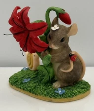 Fitz and Floyd Charming Tails Peek A Boo In The Posies 98/200