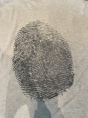 Vintage 90s Touched By The Master Religious God's Thumb Print