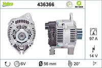 Valeo Generator FüR CitroüN Passend FüR Fiat Lancia Peugeot