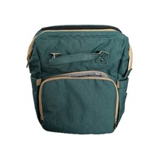 Diaper Bag Backpack with Foldable Baby Crib Large Capacity, Waterproof