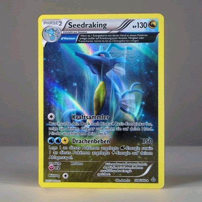 Seedraking Full Art Holo Pokemon Karte Deutsch 108/160 Protoschock