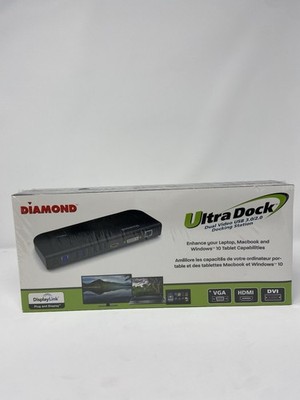 Diamond Multimedia Ultra Dock Dual Video USB 3.0/2.0 Docking Station DS3900V2
