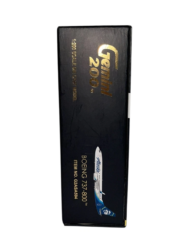 Gemini Jets 1:200 1/200 Alaska Airlines Boeing 737-800 N563AS No G2ASA594 NEW - Image 4 of 4