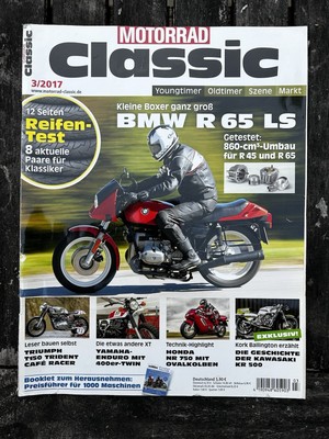 1) Motorrad Classic 03/2017 - BMW R 65 LS mit 50PS im - Japauto Seeley Honda 97