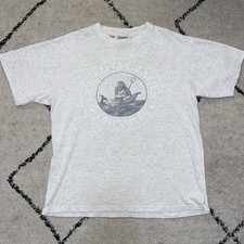 Vtg 90s Old Naples Graphic T-Shirt Size L USA Made Oceanografiks Vintage Beach