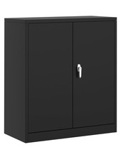 Garage Tool Storage Cabinet with Lock, 35 Inch Heavy-Duty Steel Metal Cabinet...
