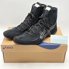 ASICS 1083A001 EX-EO Boxing Wrestling Shoes TWR900 Successor Black Black Silver