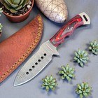 Hunting Skinner Knives | Damascus Steel | Premium Pakka Wood Handle | D132a — photo 2