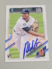 2021 Topps RONY GARCIA Tigers In-Person Signed Autographed AUTO
