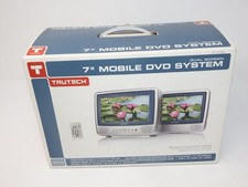Trutech 7” Mobile DVD System Dual Screen & Remote 16”x 16” Stereo Speakers 