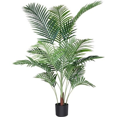 Elegante 140 cm hohe Areca Palme   Realistische Kunstpflanze für jeden Raum