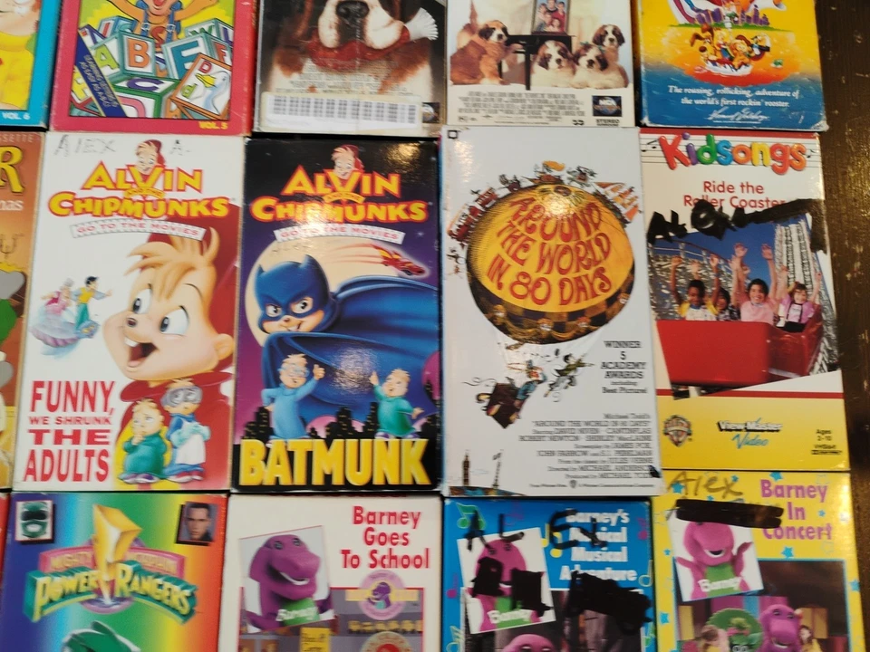 Vtg Lot Of 21 Children's VHS Movies For Kids/Family-Power Rangers,Barney,Thomas - Image 4 of 4