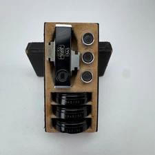 Zeiss Ikon 1343 Contameter Close-Up Filter Set Case for Contax Contaflex Camera