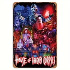 Vintage 1000 Corpses Horror Movie Tin Metal Signs Home Décor 8x12 Antique House