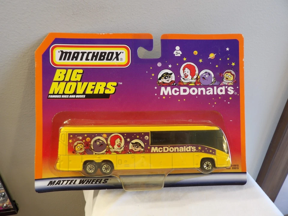 McDONALD'S BUS      1999 MATCHBOX BIG MOVERS      1:64 SCALE DIE-CAST - Image 2 of 3